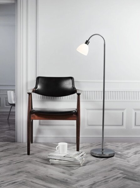 Nordlux - Stojacia lampa RAY 1xE14/25W/230V lesklý chróm 153,5 cm