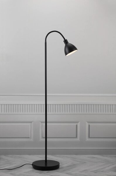 Nordlux - Stojacia lampa RAY 1xE14/25W/230V čierna 153,5 cm