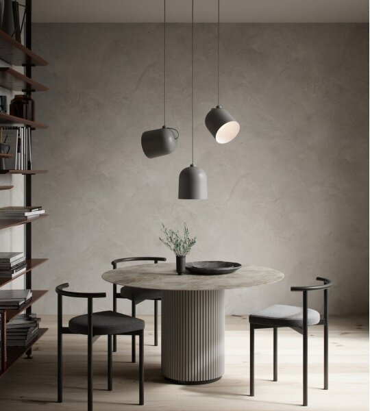 DFTP by Nordlux - Závesné svietidlo ANGLE na lanku 1xE27/25W/230V, sivé