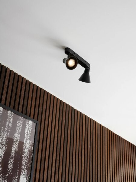 Nordlux - Bodové svietidlo EIK 2xGU10/35W/230V čierne