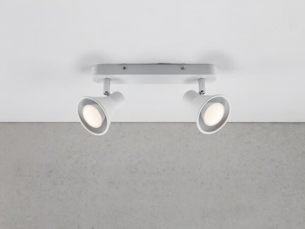 Nordlux - Bodové svietidlo EIK 2xGU10/35W/230V biela