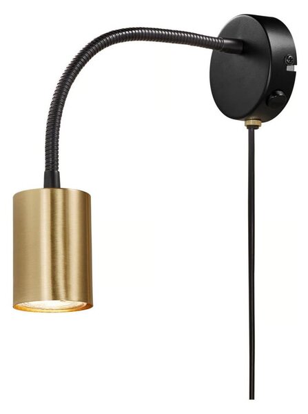 Nordlux - Nástenné svietidlo EXPLORE 1xGU10/7W/230V mosadz