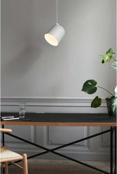 DFTP by Nordlux - Závesný luster ANGLE na lankách 1xE27/25W/230V biely