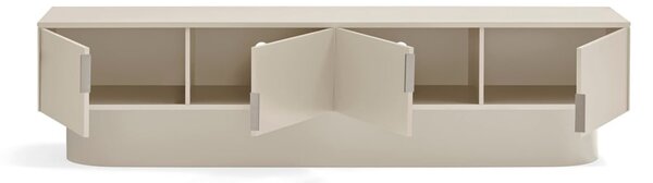 Béžový TV stolík 200x50 cm Totem – Teulat