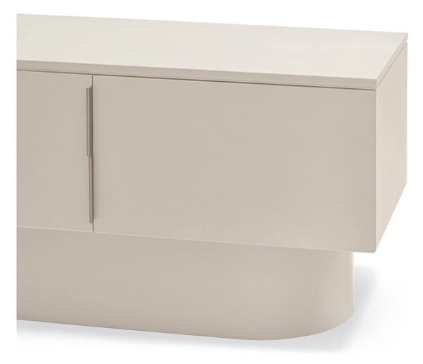 Béžový TV stolík 200x50 cm Totem – Teulat