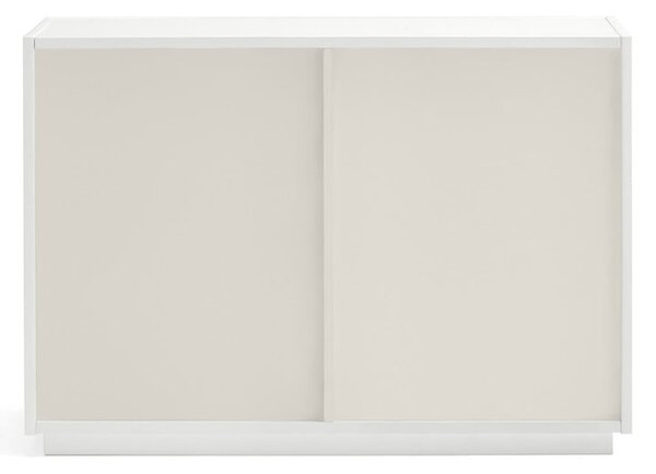 Biela nízka komoda 100x70 cm Doric – Teulat