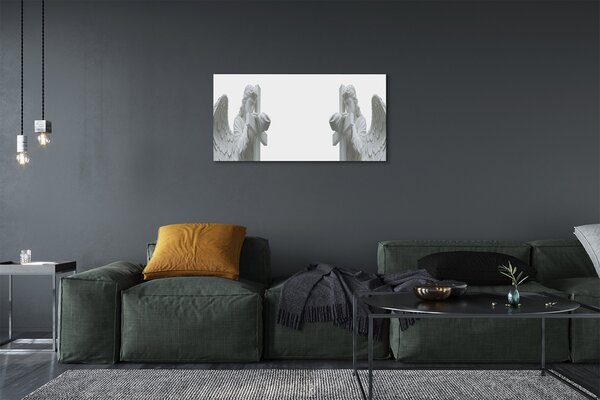 Obraz na plátne modlitebné anjeli 100x50 cm