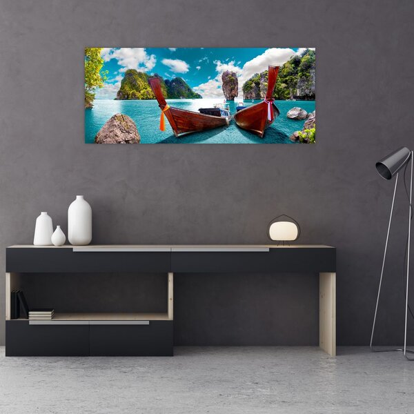 Obraz - Raj na zemi (120x50 cm)