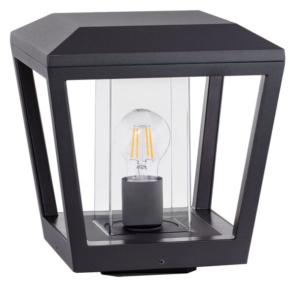 Vonkajšia stojaca lampa Opu tmavo antracitová 12 W – Sivá