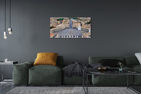 Obraz na plátne Rome Vatican square panorama 100x50 cm