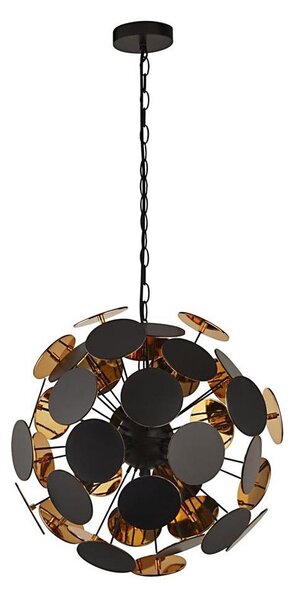 Searchlight 3074-4BG - Závesné svietidlo DISCUS na lanku 4xE14/60W/230V