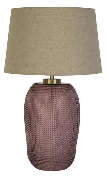 Searchlight EU44652PI - Stolová lampa AMETHYST 1xE27/60W/230V