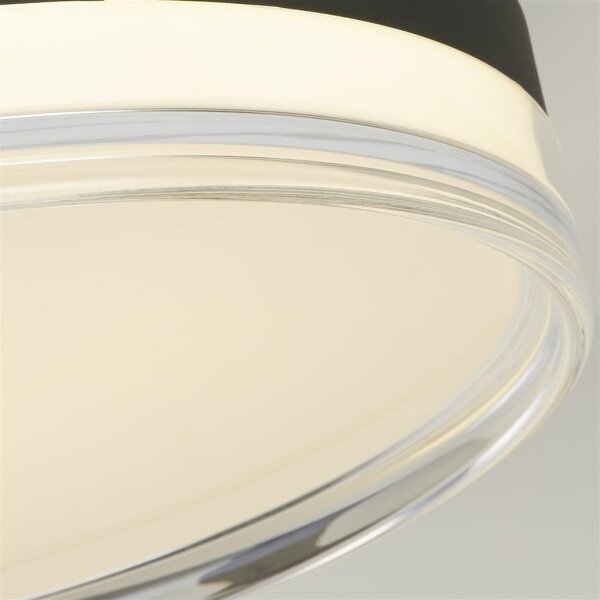 Searchlight 42651-30BK - LED Stropné svietidlo CYPRUS LED/21W/230V pr.30 cm čierne