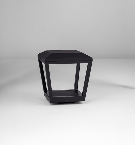 Vonkajšia stojaca lampa Opu tmavo antracitová 15 W – Sivá