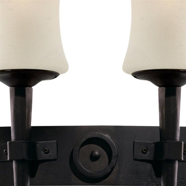 Searchlight 0812-2BK - Nástenné svietidlo CARTWHEEL 2xE27/60W/230V