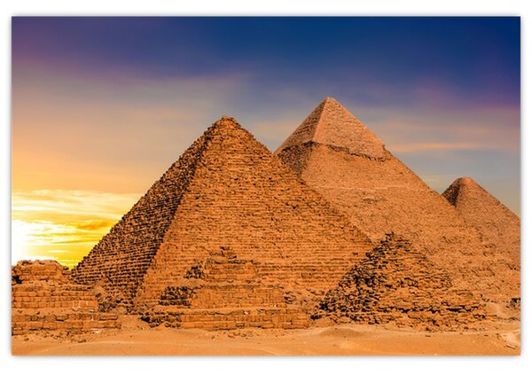 Obraz - Egyptské pyramídy (90x60 cm)