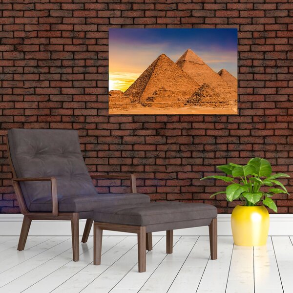 Obraz - Egyptské pyramídy (90x60 cm)
