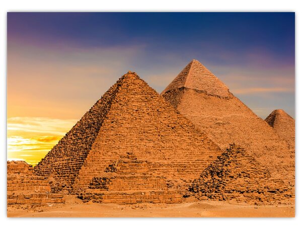 Obraz - Egyptské pyramídy (70x50 cm)