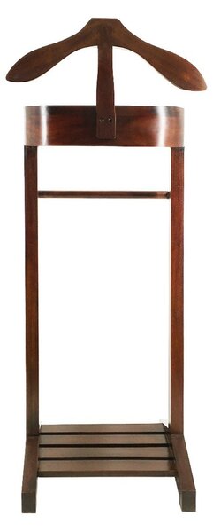 Estila Koloniálny masívny nemý sluha Flamingo z mahagónového dreva 122cm