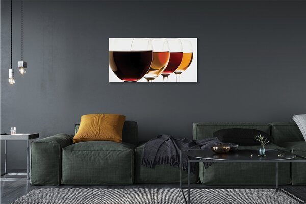 Obraz canvas poháre vína 100x50 cm