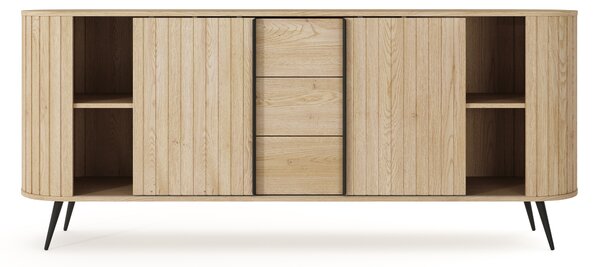 Komoda Luvio 196 cm so zásuvkami - dub cremona