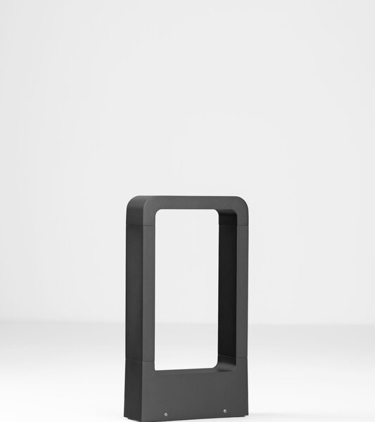 Vonkajšia stojaca lampa Minimal pieskovo čierna 7 W