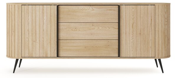 Komoda Luvio 196 cm so zásuvkami - dub cremona