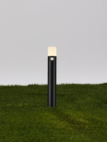 Vonkajšia stojaca lampa Paul pieskovo čierna 10 W