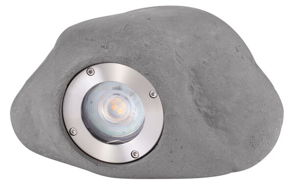 Vonkajšia stojaca lampa Petra sivá 3 W