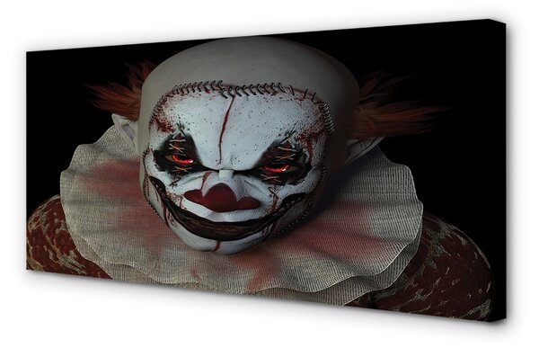 Obraz canvas scary clown 100x50 cm