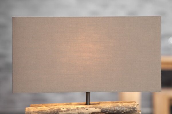 Estila Dizajnová stolná lampa z naplaveného dreva