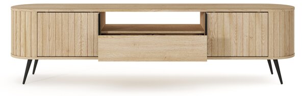 TV stolík Luvio 196 cm so zásuvkou - dub cremona