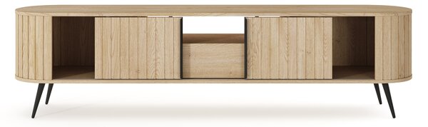 TV stolík Luvio 196 cm so zásuvkou - dub cremona