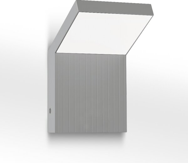 Brilagi - LED vonkajšie nástenné svietidlo RIANO LED/8W/230V strieborné IP65