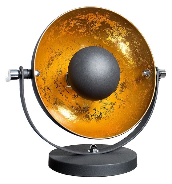 Estila Retro elegantná stolná lampa Studio 40 cm čierna/zlatá