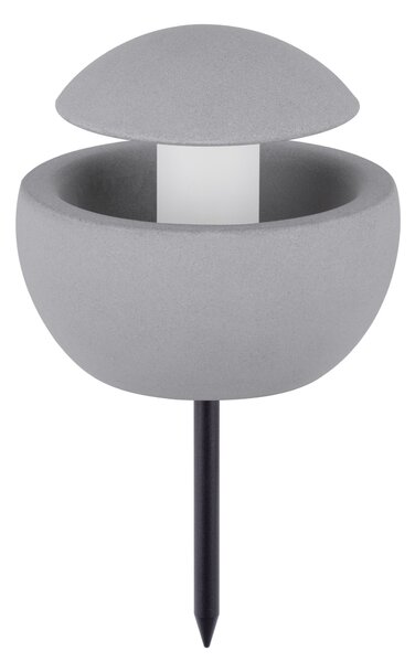 Vonkajšia stojaca lampa Minor sivá 1x5 W