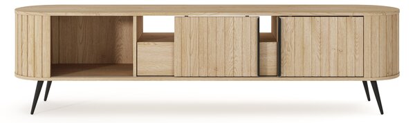 TV stolík Luvio 196 cm so zásuvkou - dub cremona