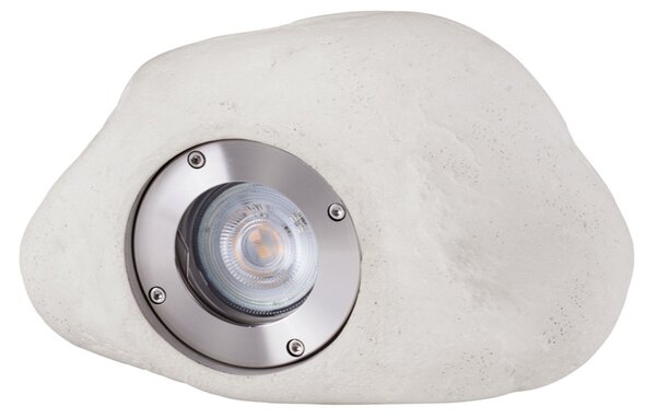 Vonkajšia stojaca lampa Petra biela 3 W