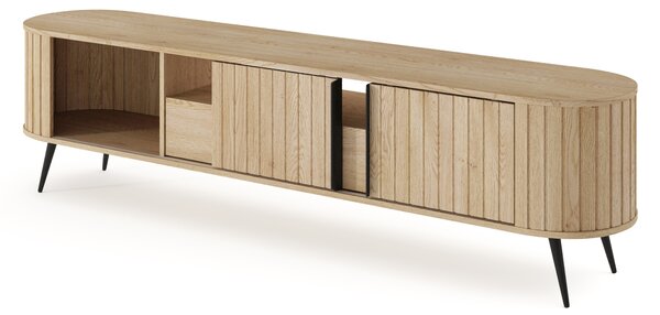 TV stolík Luvio 196 cm so zásuvkou - dub cremona