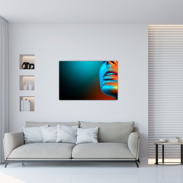 Obraz - Trblietavá tvár (90x60 cm)