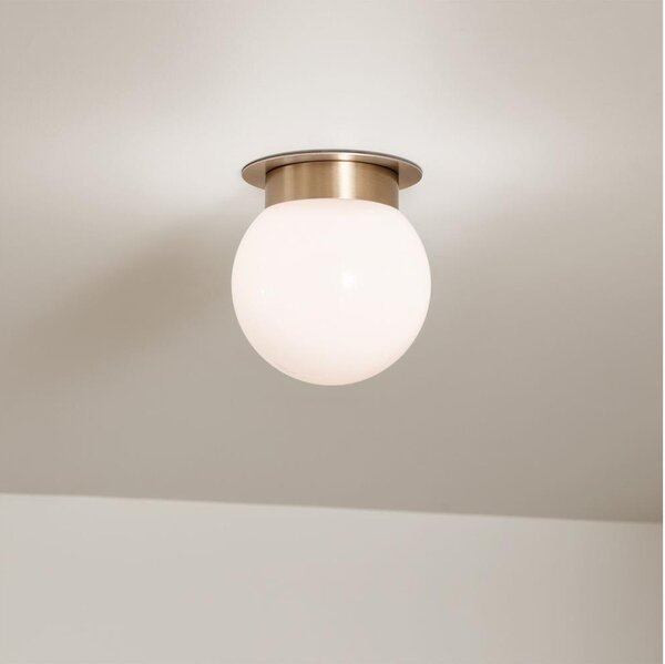Kichler KL-ALBERS-F-G-CPZ-Stropné svietidlo ALBERS 1xE27/40W/230V pr.20,3cm zlaté