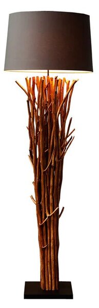 Estila Dizajnová luxusná stojaca lampa Euphoria 175cm hnedá