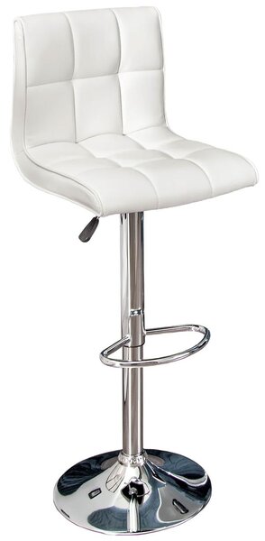 Estila Barová stolička Modena 90-115 cm biela