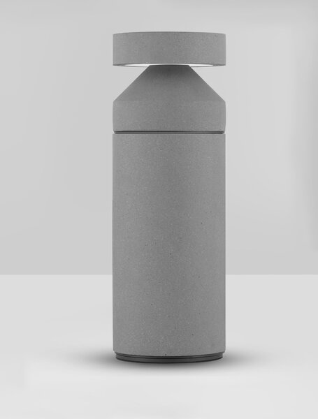 Vonkajšia stojaca lampa Navy sivá 20 W