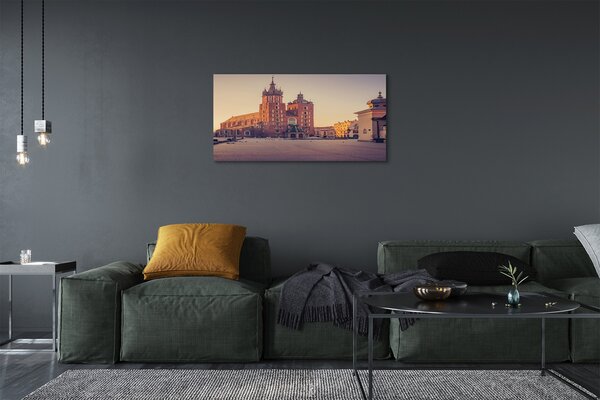 Obraz na plátne Krakow kostol svitania 100x50 cm