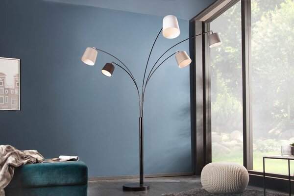 Estila Dizajnová originálna stojaca lampa Levels