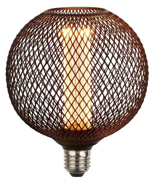 Searchlight 26003BK - LED dekoratívna žiarovka WIRE MESH E27/4,5W/230V 2700K