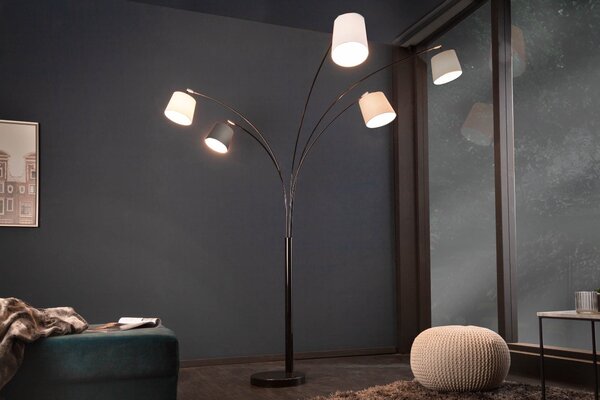 Estila Dizajnová originálna stojaca lampa Levels