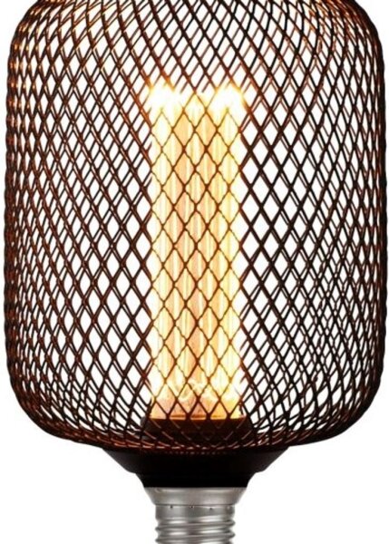 Searchlight 26002BK - LED dekoratívna žiarovka WIRE MESH E27/4,5W/230V 2700K