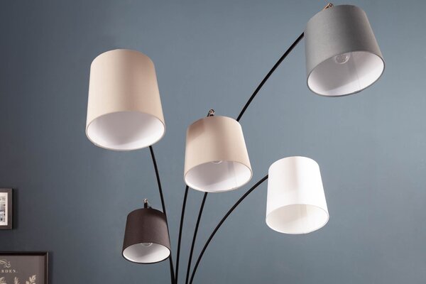 Estila Dizajnová originálna stojaca lampa Levels